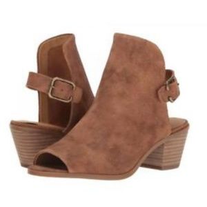Lucky Brand Brown Suede Ankle Boots